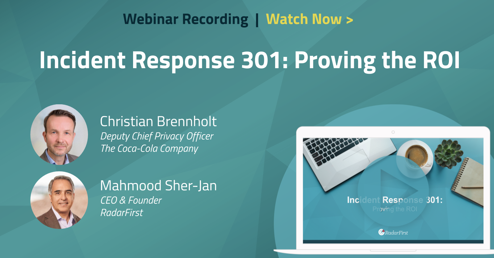 Privacy Incident Response 301 | Webinar | RadarFirst