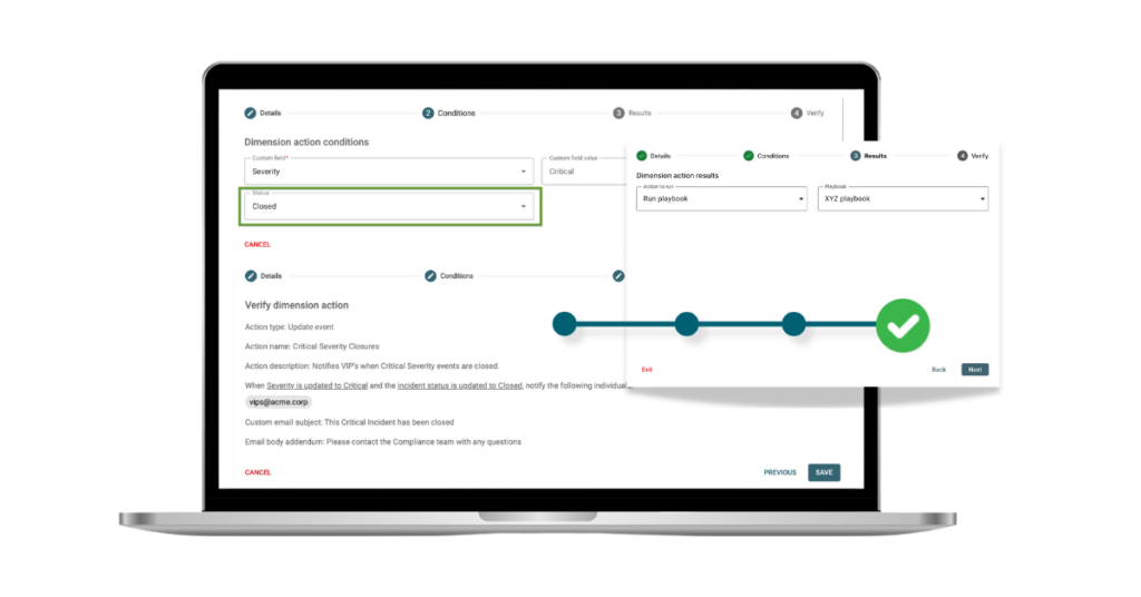 Dimension Actions Workflow Automation with RadarFirst