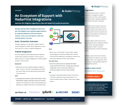 An Ecosystem of Support with RadarFirst Integrations