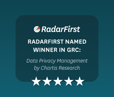 RadarFirst Named Winner in GRC: Data Privacy Management by Chartis Research